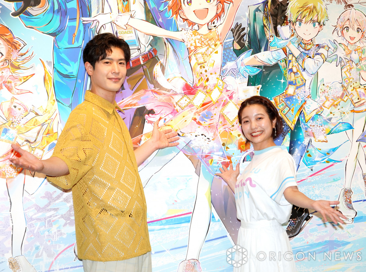 “司先生”大塚剛央、全力の「笑顔が誰よりも天才！」披露　“いのり”春瀬なつみと『メダリスト展』をアピール